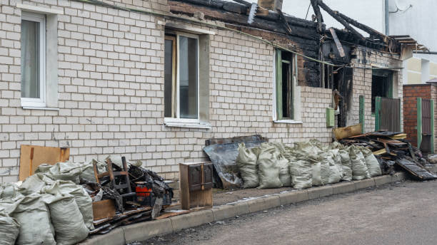 Professional Fire Damage Repair technician working in Georgetown, KY